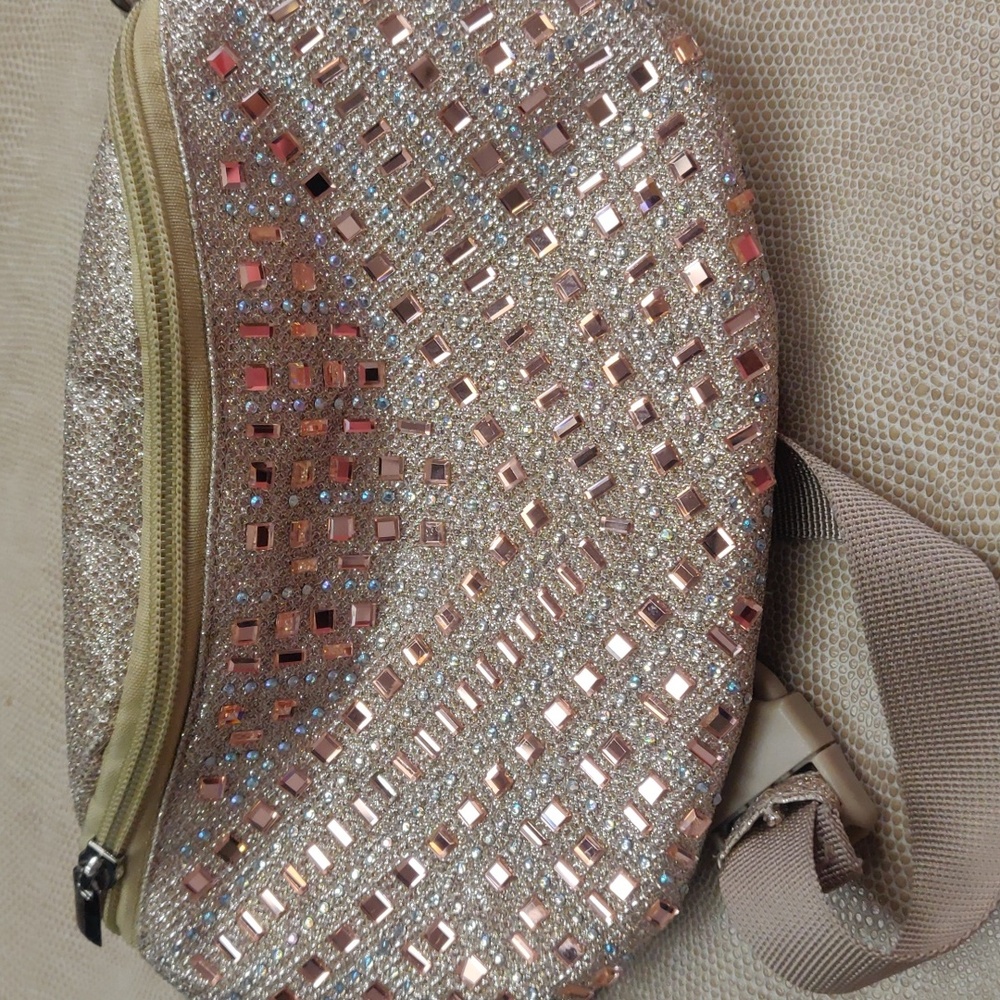 Gold fanny pack